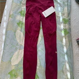 lululemon athletica Red Leggings